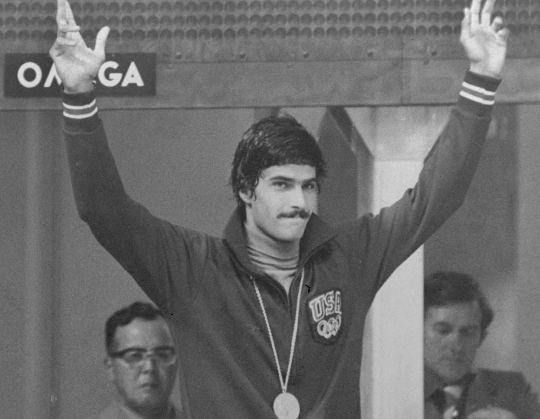 American Swimmer Marc Spitz represents Team USA at the 1972 Olympics In Munich, Germany. 